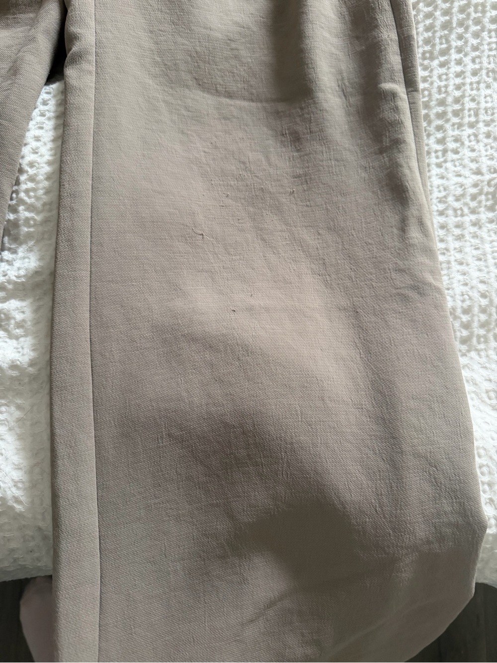 Aritzia Wide-Leg Drawstring Lodge Pant in Taupe - Picture 2 of 9